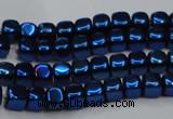 CHE859 15.5 inches 3*3mm dice platedhematite beads wholesale