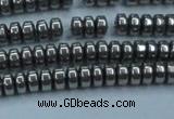 CHE967 15.5 inches 2*4mm rondelle plated hematite beads wholesale