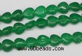 CHG04 15.5 inches 8*8mm heart dyed white jade beads wholesale