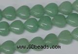 CHG10 15.5 inches 10*10mm heart amazonite gemstone beads wholesale