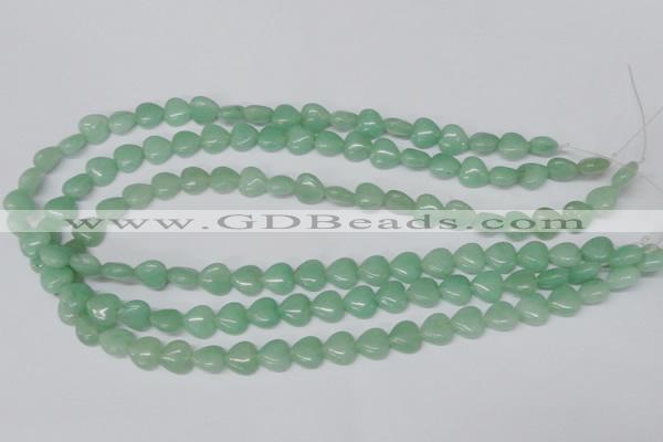 CHG10 15.5 inches 10*10mm heart amazonite gemstone beads wholesale