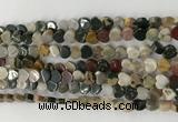 CHG103 15.5 inches 6mm flat heart ocean jasper gemstone beads wholesale