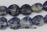 CHG43 15.5 inches 14*14mm heart sodalite gemstone beads wholesale