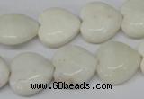 CHG62 15.5 inches 16*16mm heart shell beads wholesale