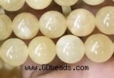 CHJ11 15.5 inches 6mm round honey jade beads wholesale