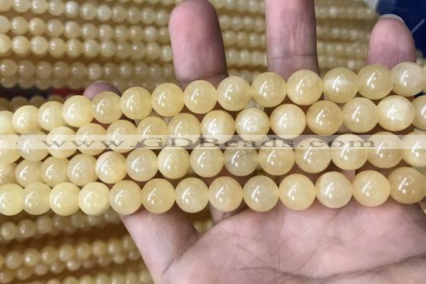 CHJ14 15.5 inches 10mm round honey jade beads wholesale