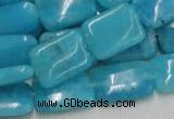 CHM03 16 inches 13*18mm rectangle blue hemimorphite beads wholesale