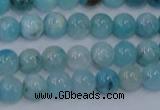 CHM201 15.5 inches 6mm round blue hemimorphite beads wholesale