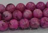 CHM223 15.5 inches 10mm round dyed hemimorphite beads wholesale