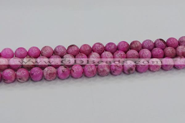 CHM224 15.5 inches 12mm round dyed hemimorphite beads wholesale