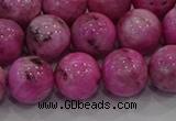 CHM225 15.5 inches 14mm round dyed hemimorphite beads wholesale