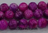 CHM230 15.5 inches 8mm round dyed hemimorphite beads wholesale