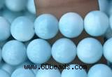 CHM301 15.5 inches 6mm round blue hemimorphite gemstone beads