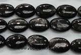 CHS71 15.5 inches 10*14mm oval natural hypersthene beads