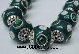 CIB115 18mm round fashion Indonesia jewelry beads wholesale