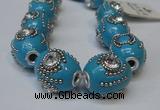 CIB160 19*22mm oval fashion Indonesia jewelry beads wholesale