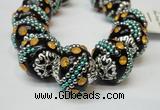 CIB180 18mm round fashion Indonesia jewelry beads wholesale