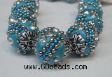 CIB182 18mm round fashion Indonesia jewelry beads wholesale