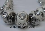 CIB190 19mm round fashion Indonesia jewelry beads wholesale