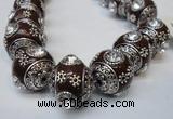 CIB194 19mm round fashion Indonesia jewelry beads wholesale