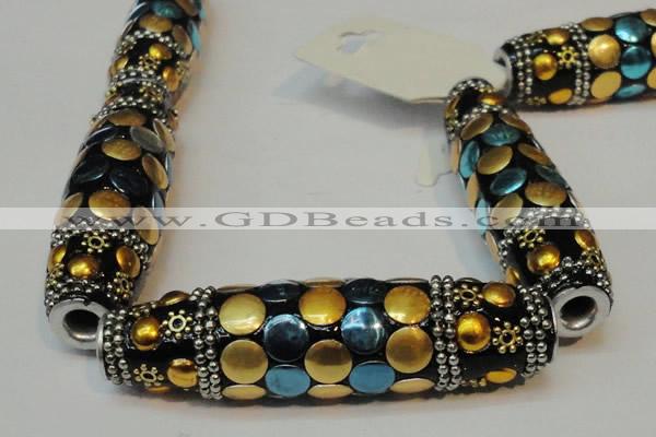 CIB24 17*60mm rice fashion Indonesia jewelry beads wholesale