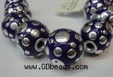 CIB252 22mm round fashion Indonesia jewelry beads wholesale