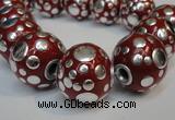 CIB253 22mm round fashion Indonesia jewelry beads wholesale