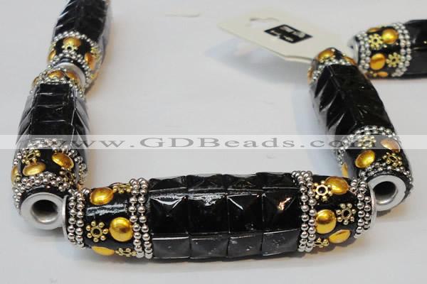 CIB27 17*60mm rice fashion Indonesia jewelry beads wholesale