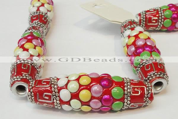 CIB29 17*60mm rice fashion Indonesia jewelry beads wholesale