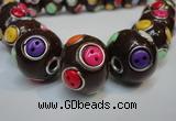 CIB351 20mm round fashion Indonesia jewelry beads wholesale