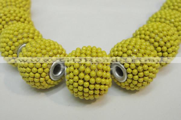 CIB400 17mm round fashion Indonesia jewelry beads wholesale