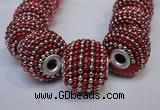 CIB403 17mm round fashion Indonesia jewelry beads wholesale