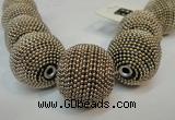 CIB418 30mm round fashion Indonesia jewelry beads wholesale