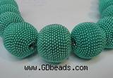 CIB419 30mm round fashion Indonesia jewelry beads wholesale