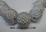 CIB455 30mm round fashion Indonesia jewelry beads wholesale