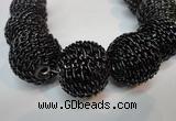 CIB456 30mm round fashion Indonesia jewelry beads wholesale