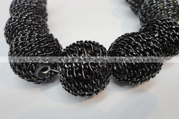 CIB456 30mm round fashion Indonesia jewelry beads wholesale