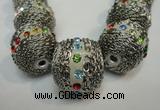 CIB460 25mm round fashion Indonesia jewelry beads wholesale