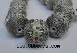 CIB465 25mm round fashion Indonesia jewelry beads wholesale