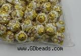 CIB525 22mm round fashion Indonesia jewelry beads wholesale