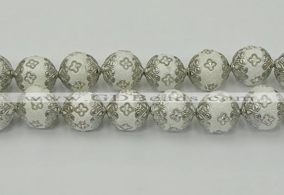 CIB545 22mm round fashion Indonesia jewelry beads wholesale