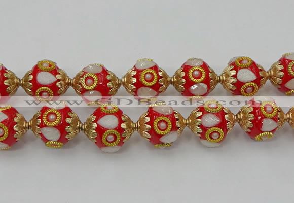 CIB547 22mm round fashion Indonesia jewelry beads wholesale