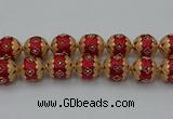 CIB549 22mm round fashion Indonesia jewelry beads wholesale