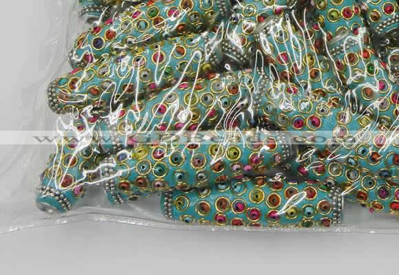 CIB622 16*60mm rice fashion Indonesia jewelry beads wholesale