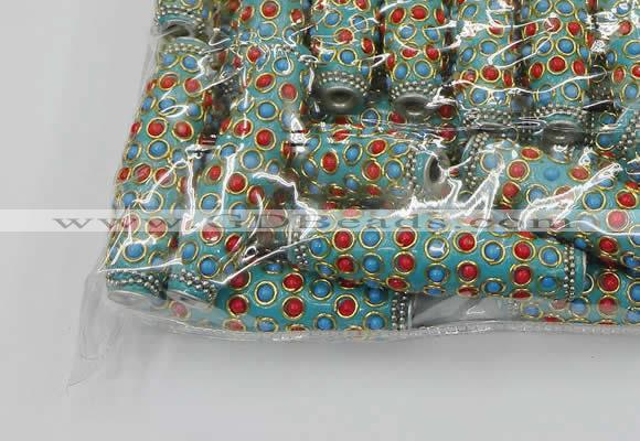 CIB637 16*60mm rice fashion Indonesia jewelry beads wholesale