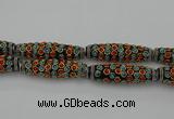 CIB640 16*60mm rice fashion Indonesia jewelry beads wholesale