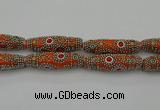 CIB647 16*60mm rice fashion Indonesia jewelry beads wholesale