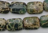 CIJ36 15.5 inches 13*18mm rectangle impression jasper beads wholesale