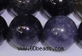 CIL28 15.5 inches 13mm round AA grade natural iolite gemstone beads