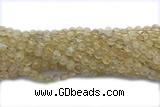 CITR03 15 inches 8mm round citrine gemstone beads